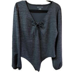 AE- Black LS bodysuit